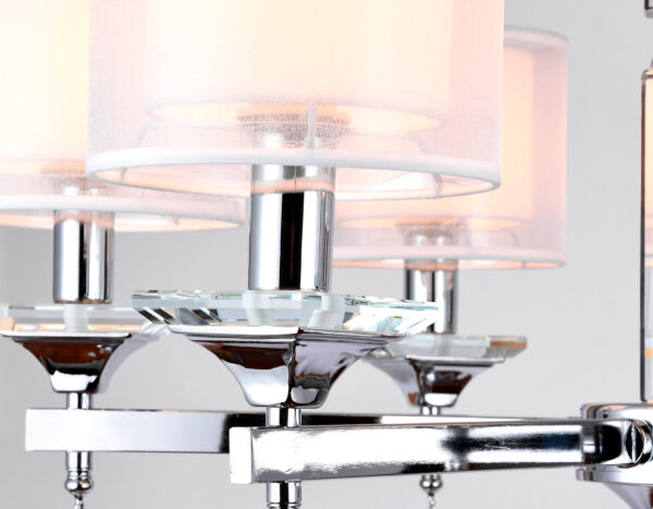 TR4533_macro-2 TR4533/6 CH/WH хром/белый E14/6 max 40W D700*560