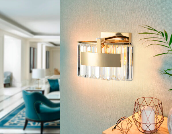 TR5095_Inside TR5095 GD/CL золото/прозрачный E14 max 40W 348*200*234