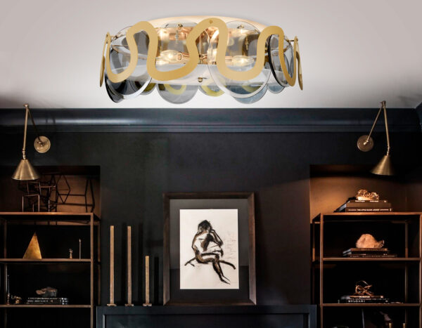 TR5328_Inside-2 TR5328/6 GD/SM/FR золото/дымчатый/белый матовый E14/6 max 40W D606*230