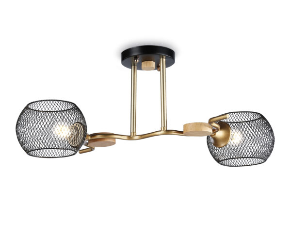 TR80162-2 TR80162/2 BK/GD черный/золото E27/2 max 40W 550*360*220