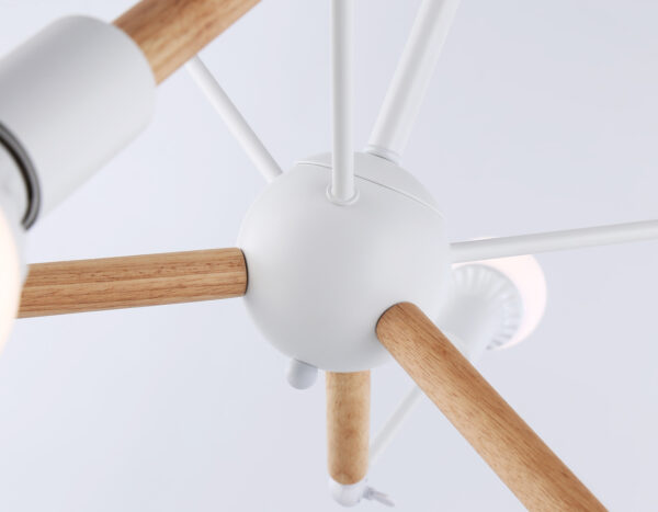 TR80485_macro1-2 TR80485/6 WH/LW белый/светлое дерево E27/6 max 60W D930*510