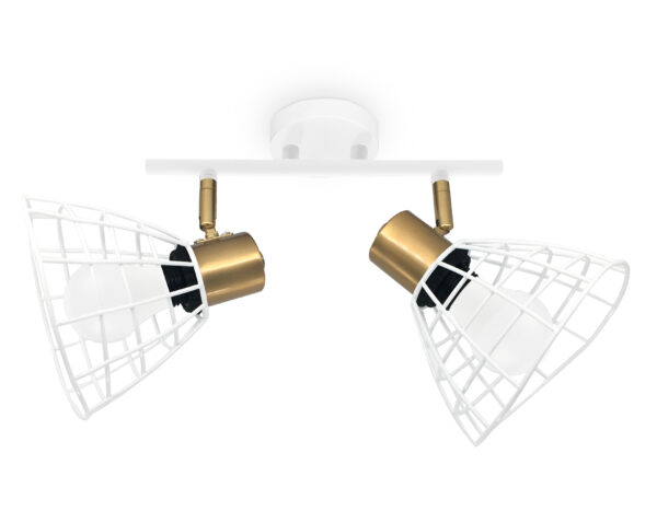 TR8601_1-2 TR8601/2 WH/GD белый/золото E27*2 max 40W 260*154*230