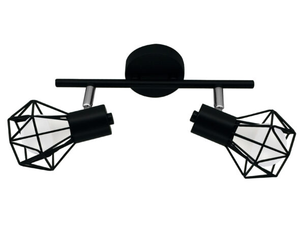 TR8621_1-2 TR8621/2 BK/CH черный/хром E27*2 max 40W 260*91*175