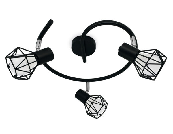 TR8624_1-2 TR8624/3 BK/CH черный/хром E27*3 max 40W D330*175