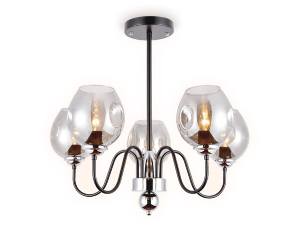 TR9058-2 TR9058/5 BK/SM черный/дымчатый E27 max 40W D650*572