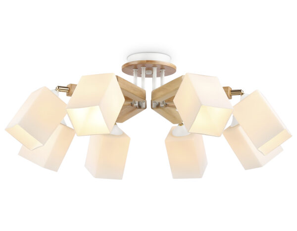 TR9522-2 TR9522/8 WH/GD/FR белый/золото/белый матовый E27*8 max 40W D790*260