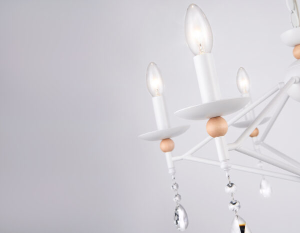 TR9596_macro1-2 TR9596/6 WH белый E14/6 max 40W D660*880