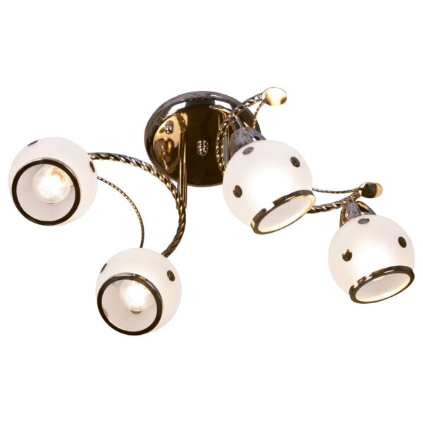 a0evbqo4i7123zro4igob5qbb67kb92c 138-307-04 VELANTE Классический стиль светильник потолочный, E14, 4x40W