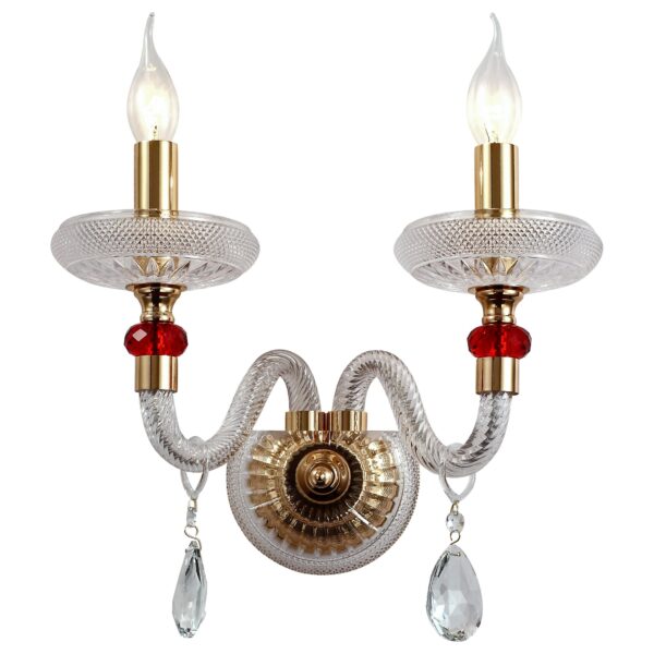 a8xhdk7r62bv0b04ur3au98jvmbsmlaw WE181.02.301 WERTMARK LUDMILA светильник настенный, E14, 2x40W