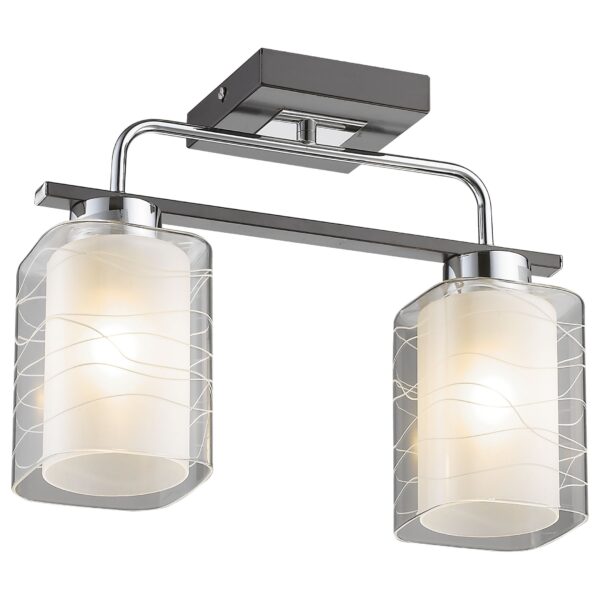 abc7eqb13zfibc4abtjmg99qfmn5e49f 278-127-02 VELANTE Современный стиль светильник потолочный, E27, 2x60W