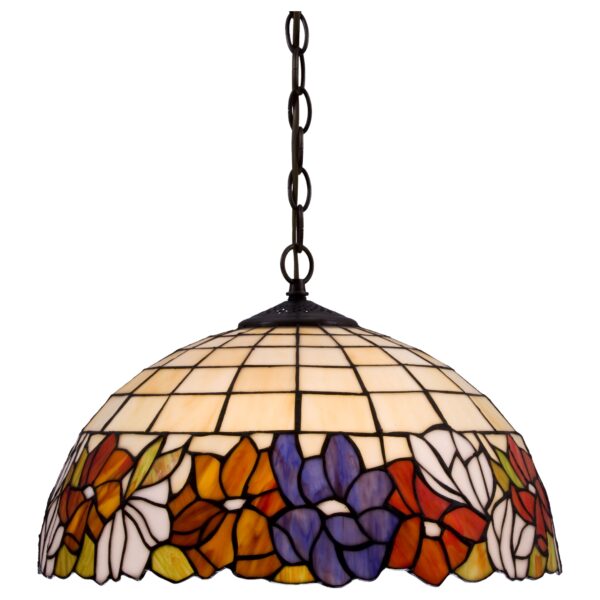 ae0jl12flw3nm2n8enr3vq110a66w88f 813-806-02 VELANTE Стиль Tiffany светильник подвесной, E27, 2x60W