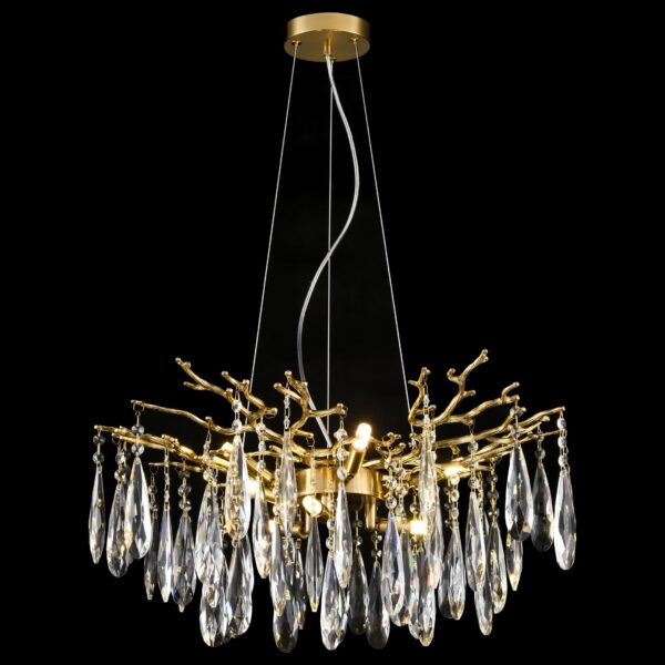 b51x250cbtimqknspe8b137ibl9xcpfv 186-503-08 VELANTE Классический стиль светильник подвесной, G9, 8x40W