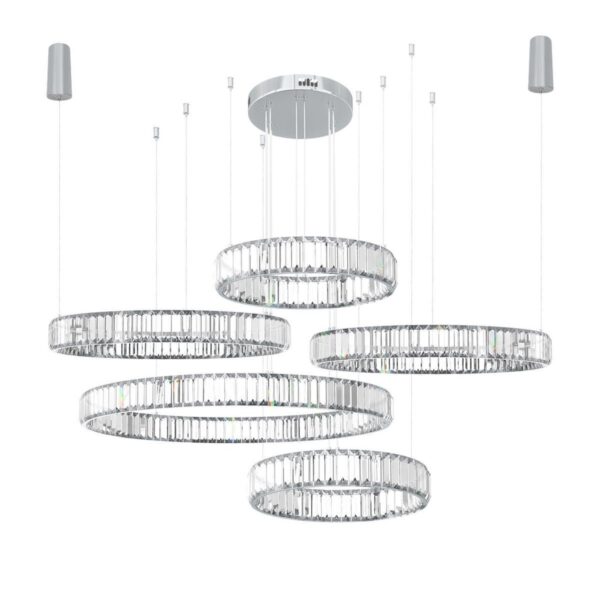 ce9c2d5d43a0e5dfa2f9fce070a85e97 10135/5 Chrome Подвесной светильник LOFT IT Crystal ring