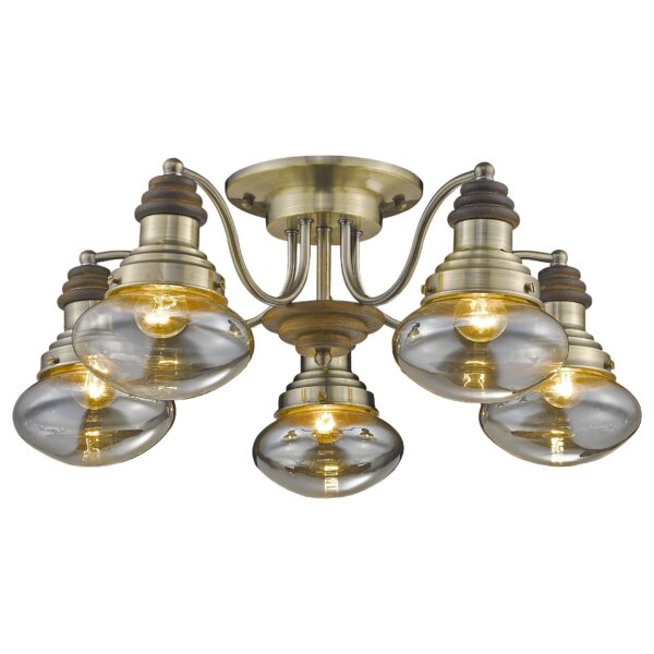 d71c1ruyu0t8g28b1t30ajm73yqa1e2u 306-507-05 VELANTE Классический стиль светильник потолочный, E27, 5x60W