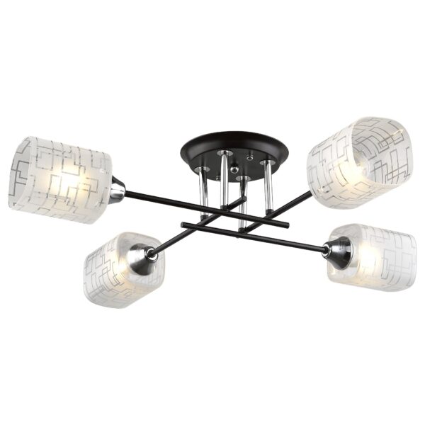 dhczpo9yugqt31ye40fiyivcijyhow7z-1 703-127-04 VELANTE Современный стиль светильник потолочный, E27, 4x60W