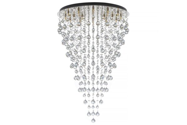 dsc01421w Подвесная хрустальная люстра Arti Lampadari Flusso H 1.4.80.615 N