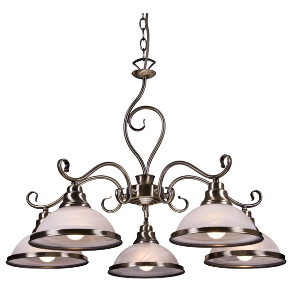 ejuwohi2xtj0p8l3h3x1gqzpnvaqq8fi 357-503-05 VELANTE Классический стиль светильник подвесной, E27, 5x60W