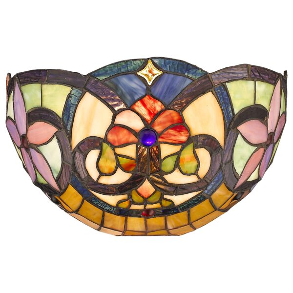 ekad573pdtfwh15d341669xsq37t1w55 818-801-01 VELANTE Стиль Tiffany светильник настенный, E27, 40W