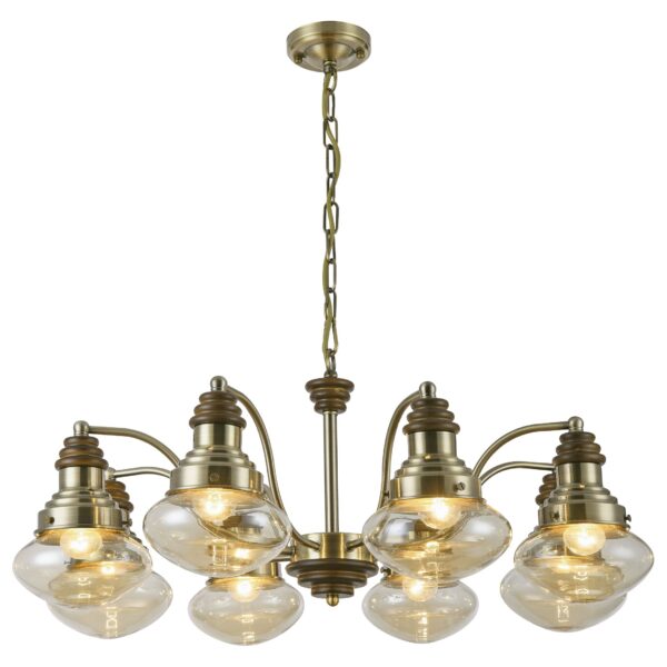 elwg6aw7t4azp7n02gx97eki3xqwsu4r 306-503-08 VELANTE Классический стиль светильник подвесной, E27, 8x60W