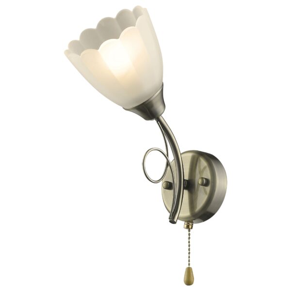 fdnvlw072wpt6s3ijlibivxxv4l8827k 708-501-01 VELANTE Классический стиль светильник настенный, E27, 60W