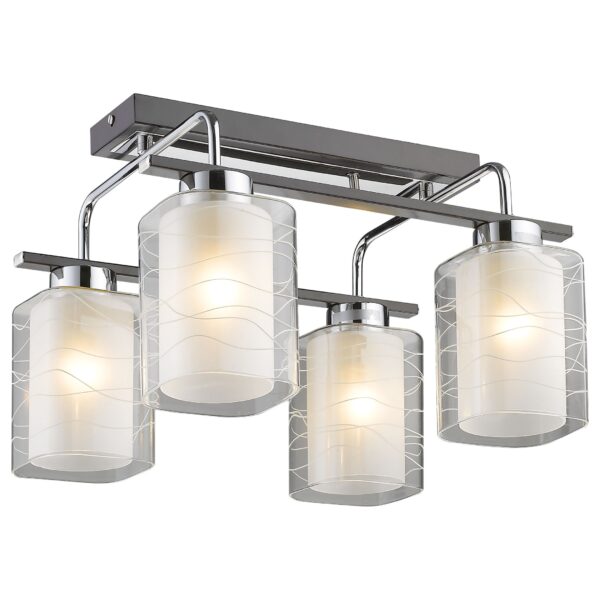 isfktuj0gntebepdn33x0jxu40hiw25b 278-127-04 VELANTE Современный стиль светильник потолочный, E27, 4x60W