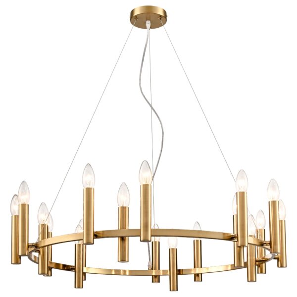 itxcaz10gsuxvacbe6segt32b49fzgyq-1 367-503-18 VELANTE Классический стиль светильник подвесной, E14, 18x40W