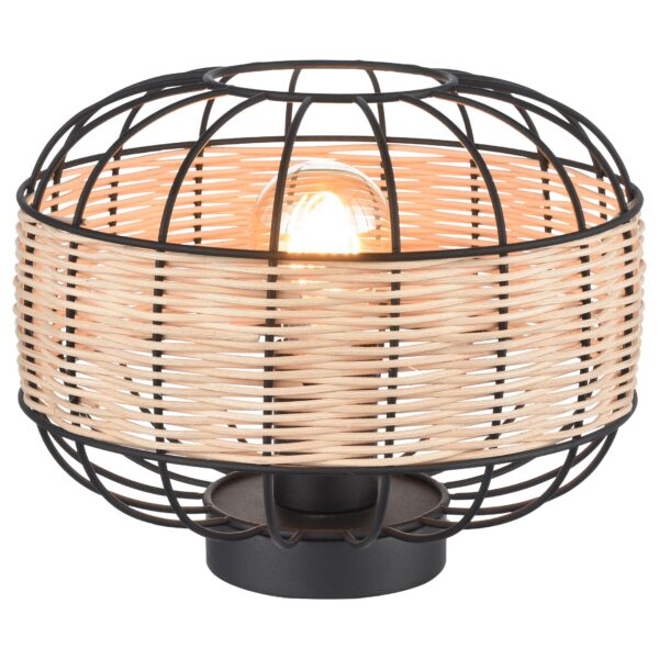 joeaaf1lyxzfl6duvj1u9we6tzhpb133 563-714-02 VELANTE Деревянный стиль светильник настольный, E27, 40W