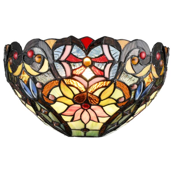 k4xp9jgiuj45pkdwp7e227d4zlkrxl4b 825-801-01 VELANTE Стиль Tiffany светильник настенный, E27, 40W