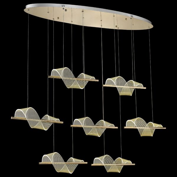 kfuhacnbr8svdarnb6vs72fehavlimuh WE452.07.323 WERTMARK HILDA светильник подвесной, LED, 7x14W, 3000K