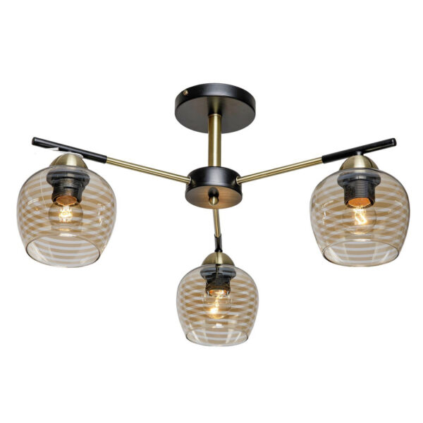 l48760 Escada 1123/3P E27*40W Antique brass/Black