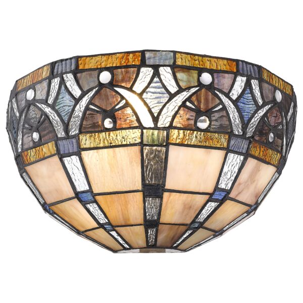 ld71q35j61ub4v3hgaqctuwfjyzjr4z2 824-801-01 VELANTE Стиль Tiffany светильник настенный, E14, 40W