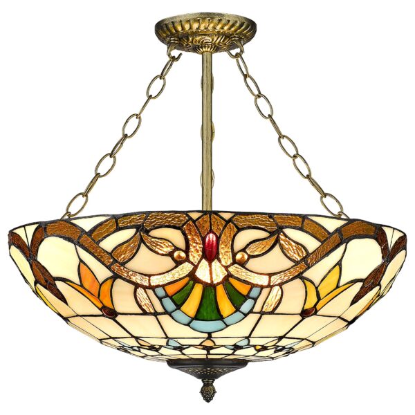 ma703o3tfe8a3jq9dx8rzel1g92dh2x8 830-807-03 VELANTE Стиль Tiffany светильник подвесной, E27, 3x60W