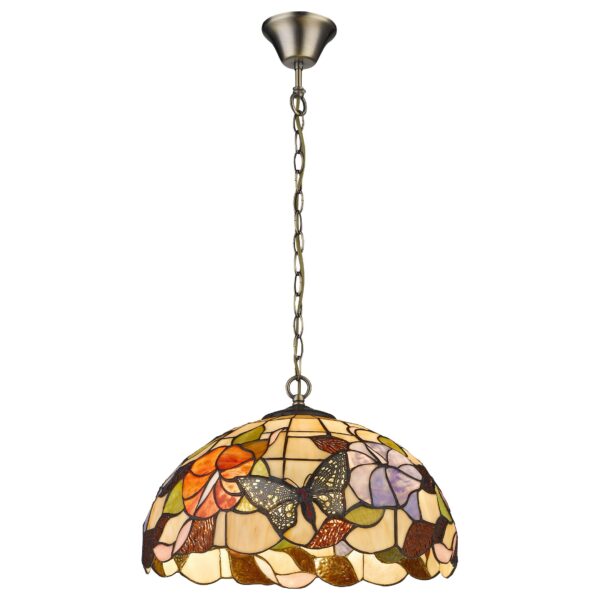 n3um9y3fgcnhq220yiy0v0ka08ql0rey 816-806-02 VELANTE Стиль Tiffany светильник подвесной, E27, 2x60W