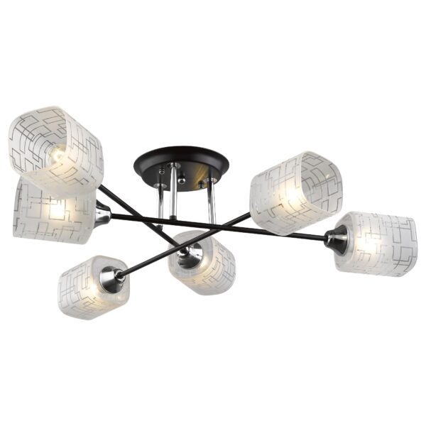 nno3xafgwuvyq8a99y481o0exobp4fdl 703-127-06 VELANTE Современный стиль светильник потолочный, E27, 6x60W