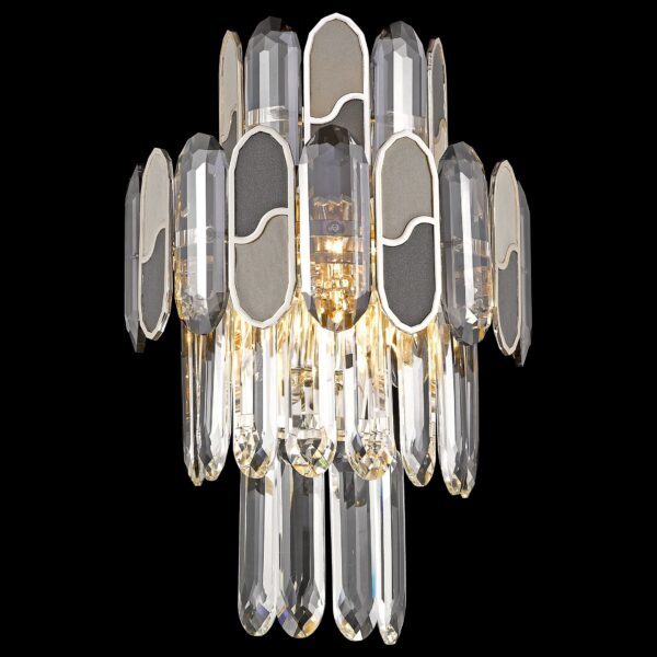 nu6r43mc990hvgje2zz9s1eo3rsorf3b-1 WE132.03.301 WERTMARK CORDELIA светильник настенный, E14, 3x40W