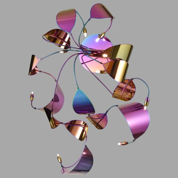 o45x2fidkklkbeln2unds6noaf14jmz7 WE197.09.901 WERTMARK ALESSANDRA светильник настенный, G4(LED), 9x2W