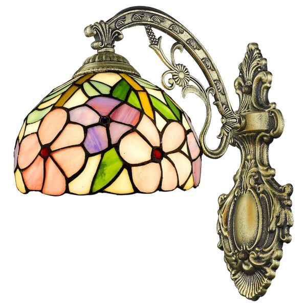 o5lsy1bgjln4kveramixkccirasqer4s 888-801-01 VELANTE Стиль Tiffany светильник настенный, E27, 60W