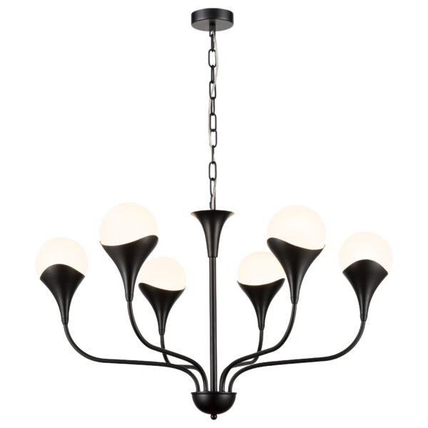 oqv8yty93ls8vzv8zlb216iukyknjrwu 361-023-06 VELANTE Современный стиль светильник подвесной, G9, 6x40W