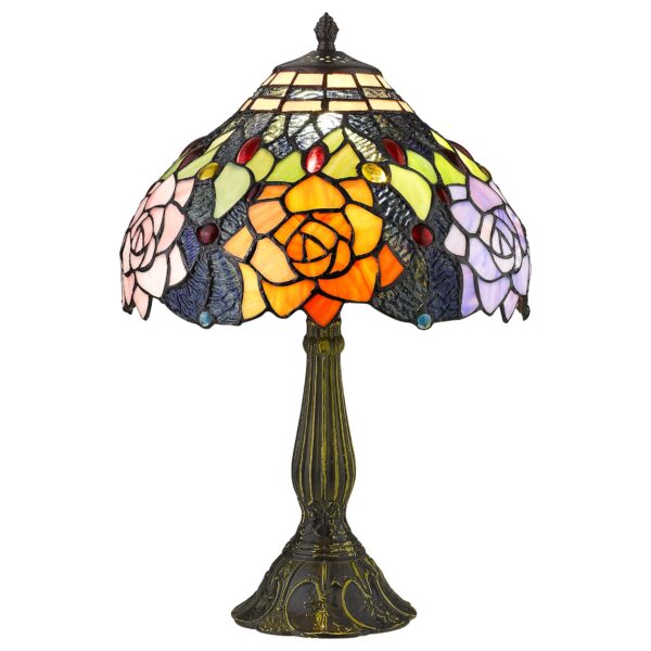 p6wd1fy8l3iklfa64xp890fsxni9jzsh 886-804-01 VELANTE Стиль Tiffany светильник настольный, E27, 60W