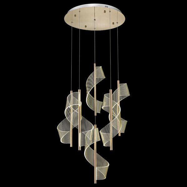 pl3znfpkmvm21uuqt89vid57xuzqyzqk WE452.06.303 WERTMARK HILDA светильник подвесной, LED, 6x14W, 3000K