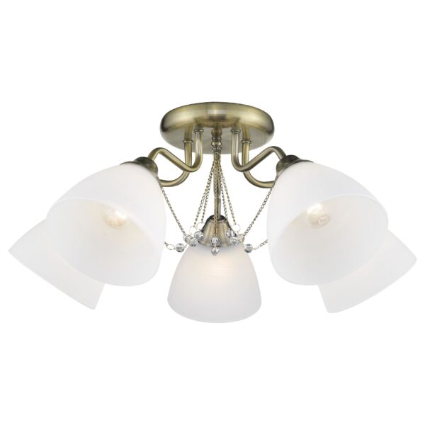 pzyhmry4eqk883e4q7izbk0pzd3cwvoz 727-507-05 VELANTE Классический стиль светильник потолочный, E27, 5x60W