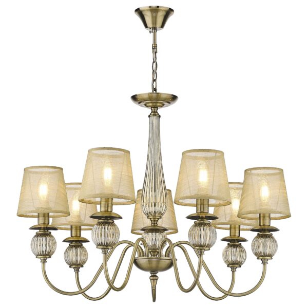 qjy3me6ywwioggr4tzw6gelij7x7oibf-1 302-503-07 VELANTE Классический стиль светильник подвесной, E14, 7x40W