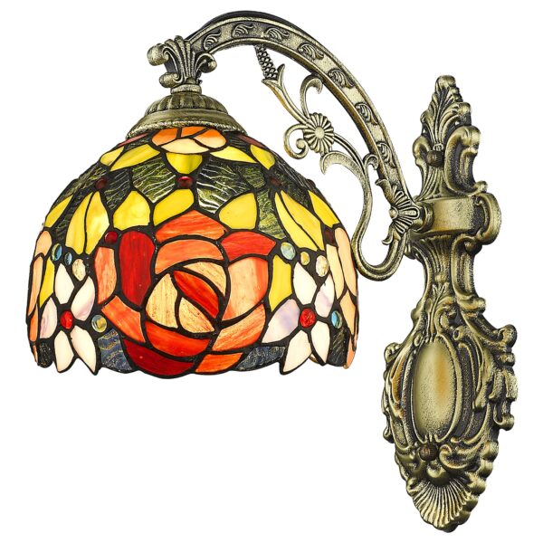 qnjzby2cnt9qsem62sgv6srefspgefm4 828-801-01 VELANTE Стиль Tiffany светильник настенный, E27, 60W