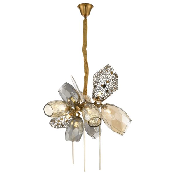 qswcv0qw4khqu4c36rmuo9rjei3iqzl3 WE243.09.503 WERTMARK PLACIDA светильник подвесной, G9, 9x40W