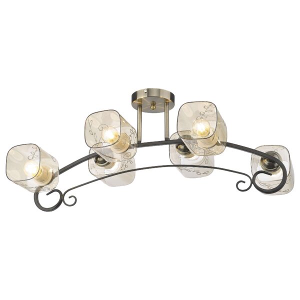 sge2lcvcus9etylftqqjv20whxgb2xwp 212-507-06 VELANTE Современный стиль светильник потолочный, E27, 6x40W