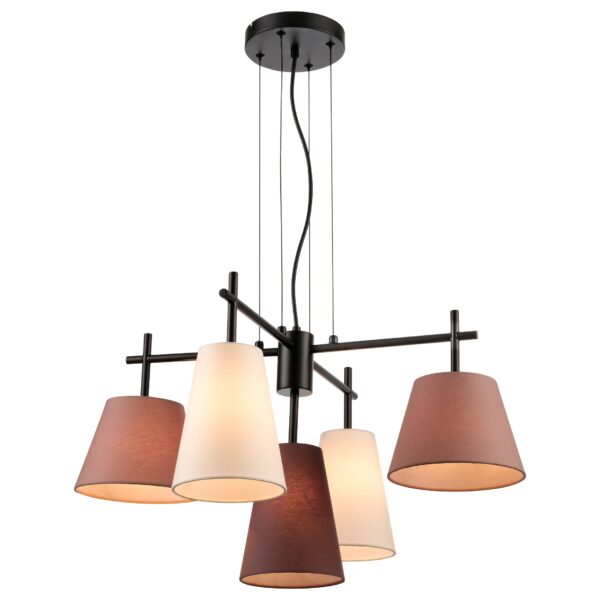 t2vz4qfhhtf3s7y4wxbgbhka5uimx1ol 338-023-05 VELANTE Современный стиль светильник подвесной, E14, 5x40W