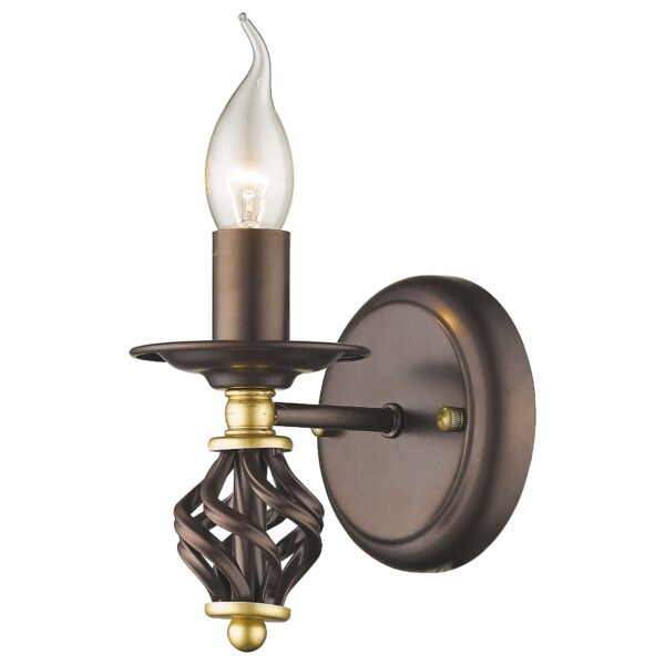 t56wzl8fgfbe2upngy9t7getblz4hmx0 536-721-01 VELANTE Деревянный стиль светильник настенный, E14, 60W