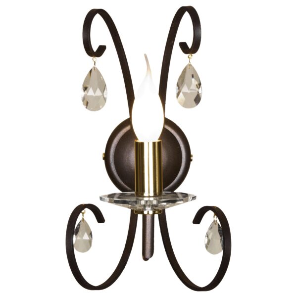 v4sv4zu3wgxlt0djym17v5gjs1ml4b5u 366-601-01 VELANTE Классический стиль светильник настенный, E14, 40W