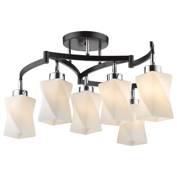 v85iomw2tmi6pqislipb65218zz0m0ej 271-127-06 VELANTE Современный стиль светильник потолочный, E27, 6x60W