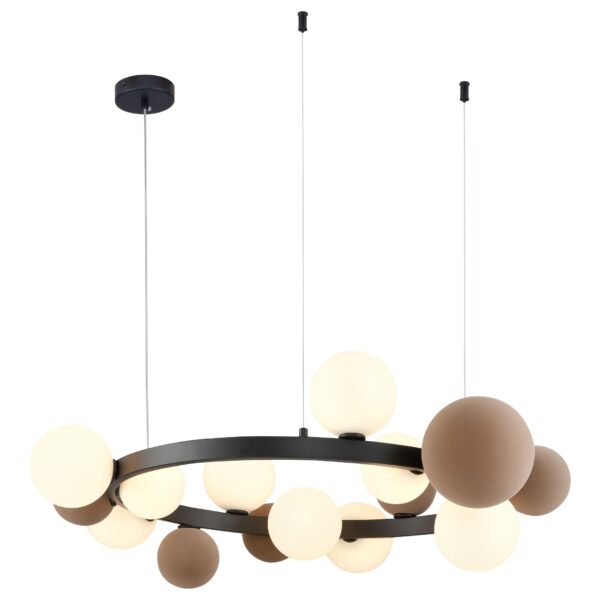 vhwclxl67fwxnr1gz2qsdl4icbmue375-1 WE237.15.003 WERTMARK BERTA светильник подвесной, G9, 9x40W